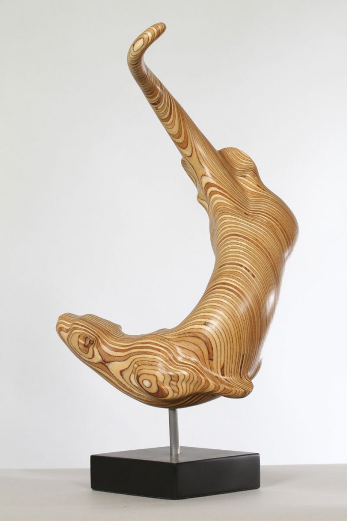diving-otter-2 Otter Sculpture, plywood