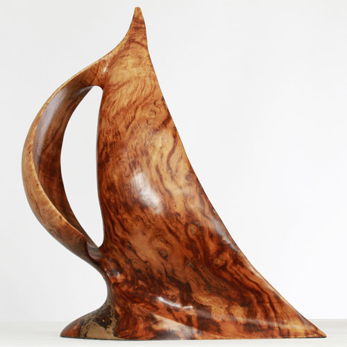 Sail Sculpture in Burr