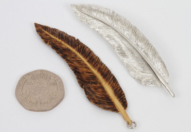 Feather Brooch and master