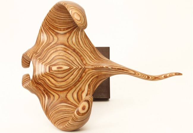 Manta Ray in Plywood