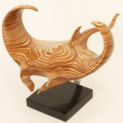Manta Ray in Plywood