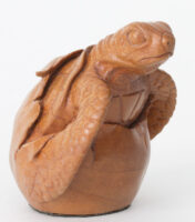 Hatching Turtle Carving