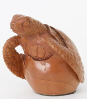 Hatching Turtle Carving