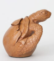 Hatching Turtle Carving