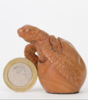 Hatching Turtle Carving