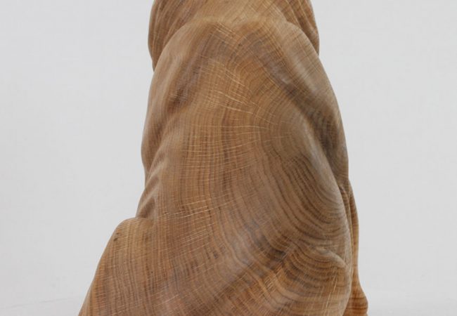 Pig carved from Oak