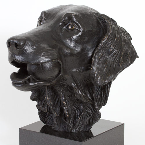 Flatcoated Retriever Bust